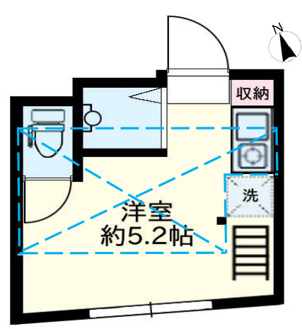 アーバンプレイス西早稲田３　２０２の間取り