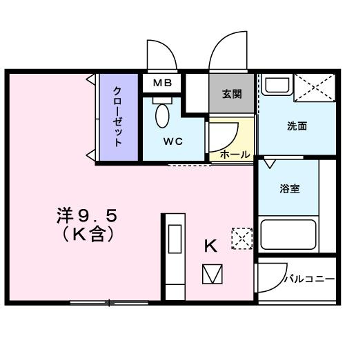 【間取り】 | ミニヨンK