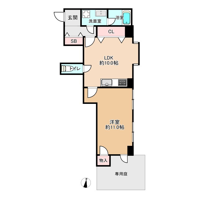 セントラルシャトーの間取り