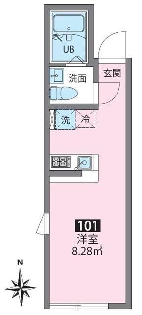 ＣＡＳＡＤＩＡ赤塚の間取り