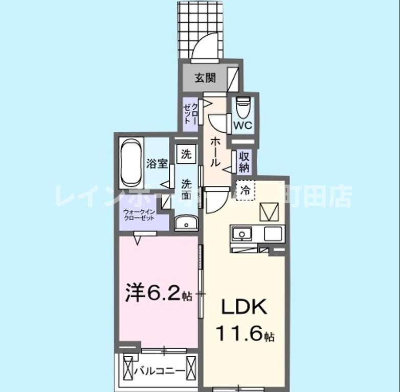 シャンティ長沢※初期費用分割あと払いサービス利用可能物件の間取り