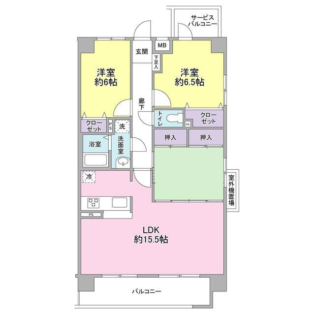 ラグジュアリーヒルズ松見町の間取り|間取りです。