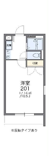 レオパレスシャルマンの間取り
