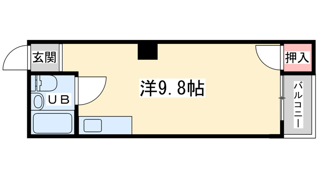 【間取り】 | 南森町ロイヤルハイツ
