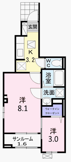 【間取り】 | メゾンエレガンテ | 間取図