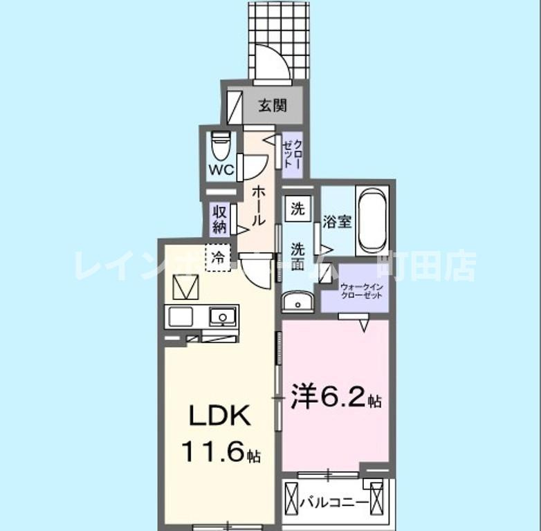 シャンティ長沢※初期費用分割あと払いサービス利用可能物件の間取り