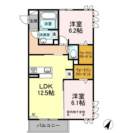 シエルコートⅤの間取り