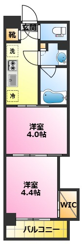 ガーラ・ヴィスタ元住吉の間取り|オートロック・宅配ボックス完備♪