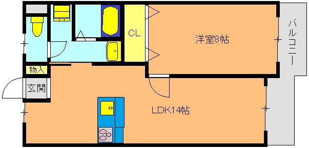 パレスタジオの間取り