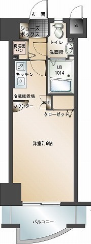 【間取り】 | エンクレスト天神東