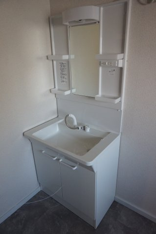 ひたちなか市高場６丁目のアパートの洗面所|シャンプードレッサー