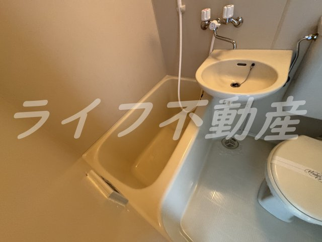 朝日プラザ緑橋IIの浴室|コンパクトで使いやすいお風呂です