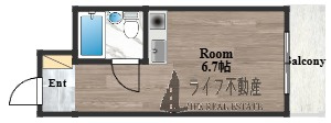 朝日プラザ緑橋IIの間取り