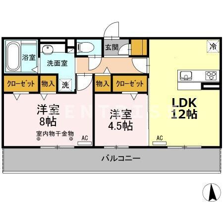 プリムヴェールの間取り