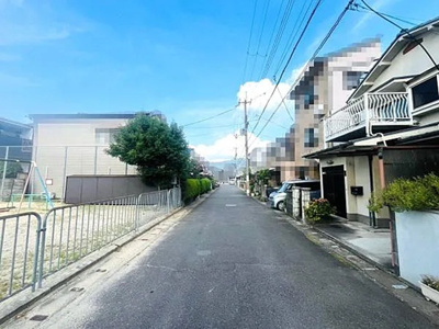 【前面道路含む現地写真】 | 山科区東野竹田　売地