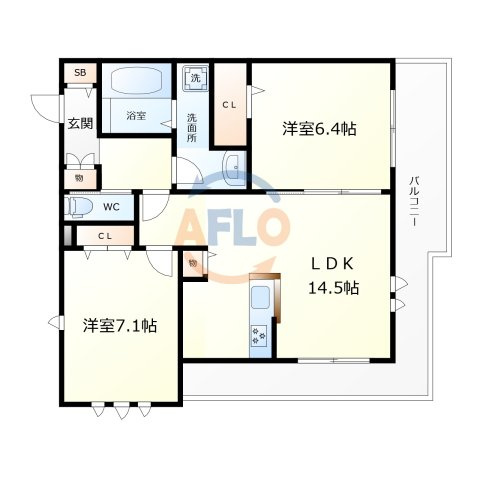 シルフィードうめきた　大淀小学校区の間取り|シルフィードうめきた　間取り