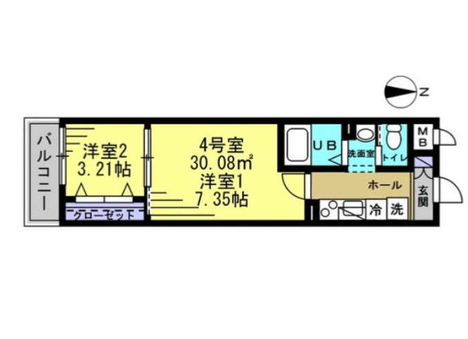 エスタディオ草加の間取り