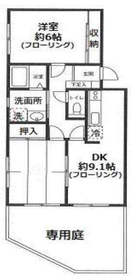 キャッスルコンフォートの間取り|間取りです。