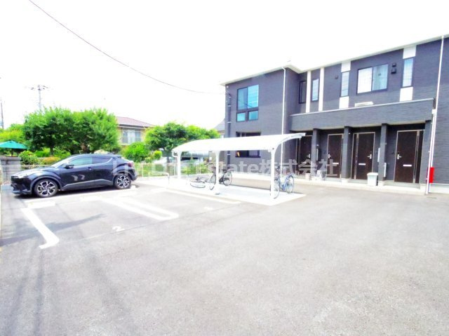 パラドールの駐車場