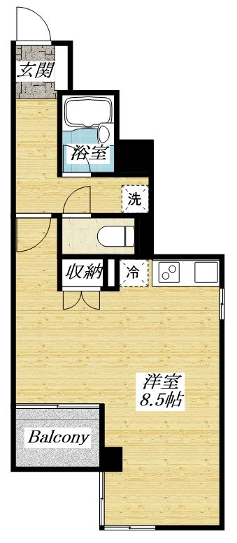 マイコート日野Ⅱの間取り