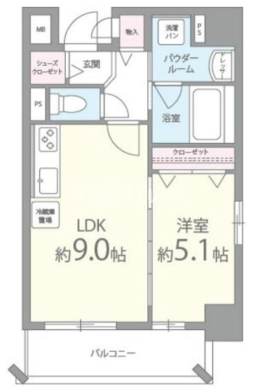 【間取り】 | huit arbre上町台