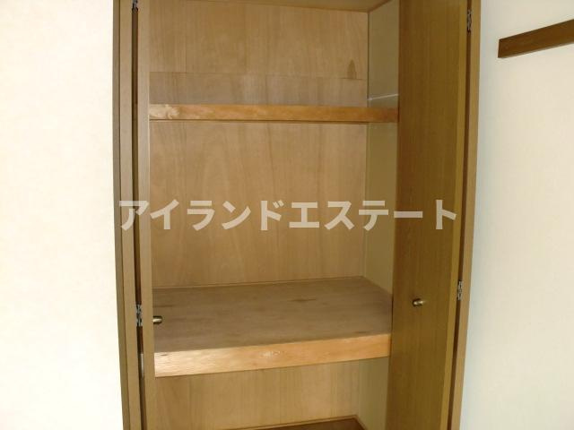 YMO駒沢　バストイレ別　室内洗濯機置場　南向きの収納