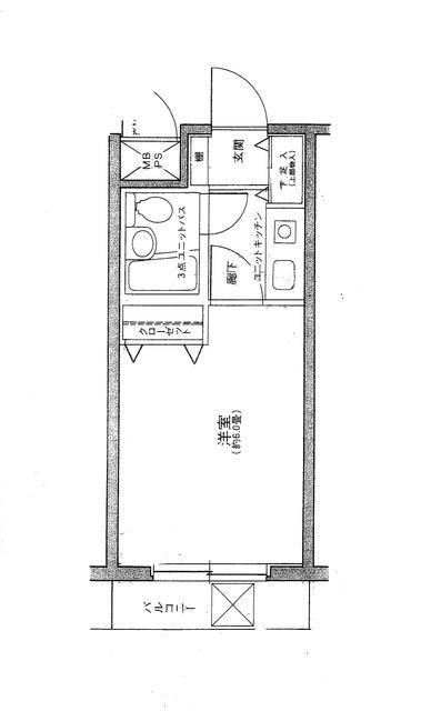 ライオンズマンション御徒町第３の間取り|間取りです。