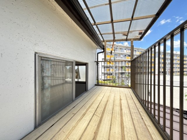琴平本町戸建てのバルコニー