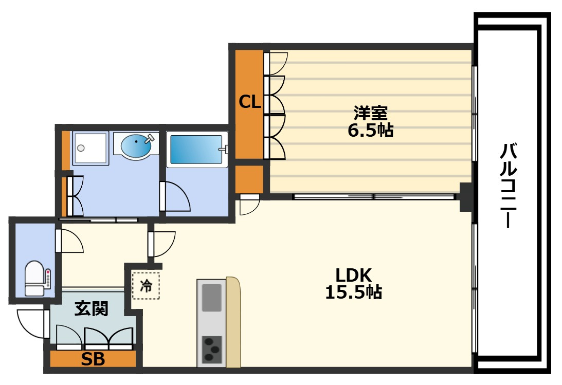 グランドメゾン新梅田タワー THE CLUB RESIDENCEの間取り