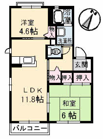 リーベンステージⅠの間取り