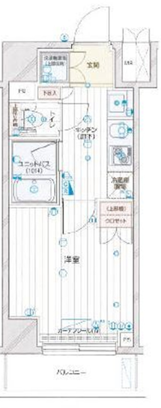 ルーブル高津の間取り|間取りです。