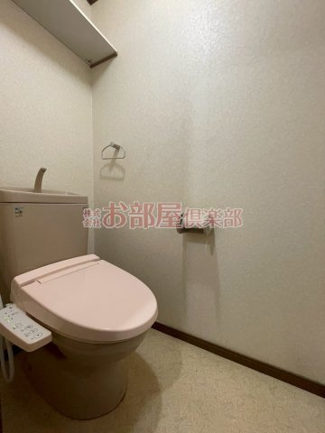 第二コーポ江頭のトイレ|清潔感のあるトイレです