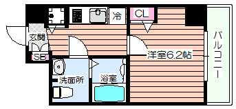 【間取り】 | セオリー大阪フルール
