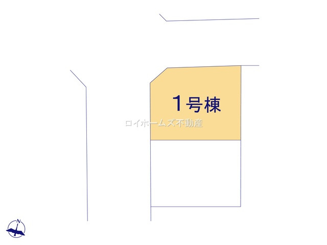【区画図】 | 名古屋市瑞穂区白砂町４丁目48『仲介料無料』新築戸建て | 1号棟