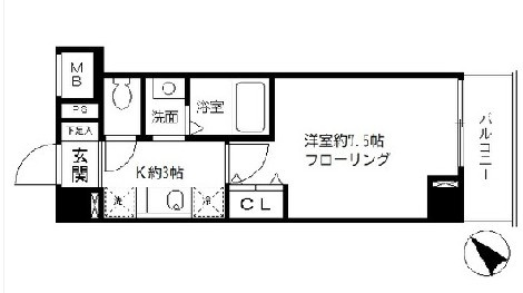 スカイパル・Ｙの間取り