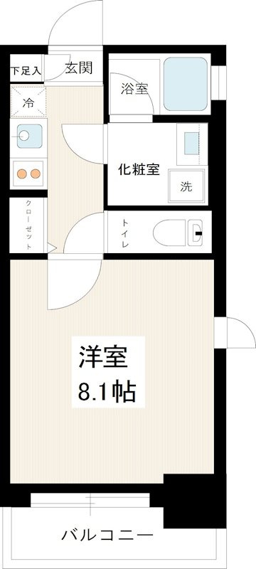 MAXIV scene 北千住 の間取り|間取りです。