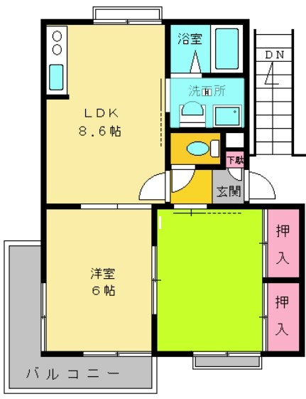 ゴールドクレストの間取り|間取りです。