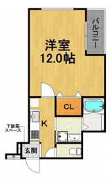 フジパレス南塚口6番館の間取り