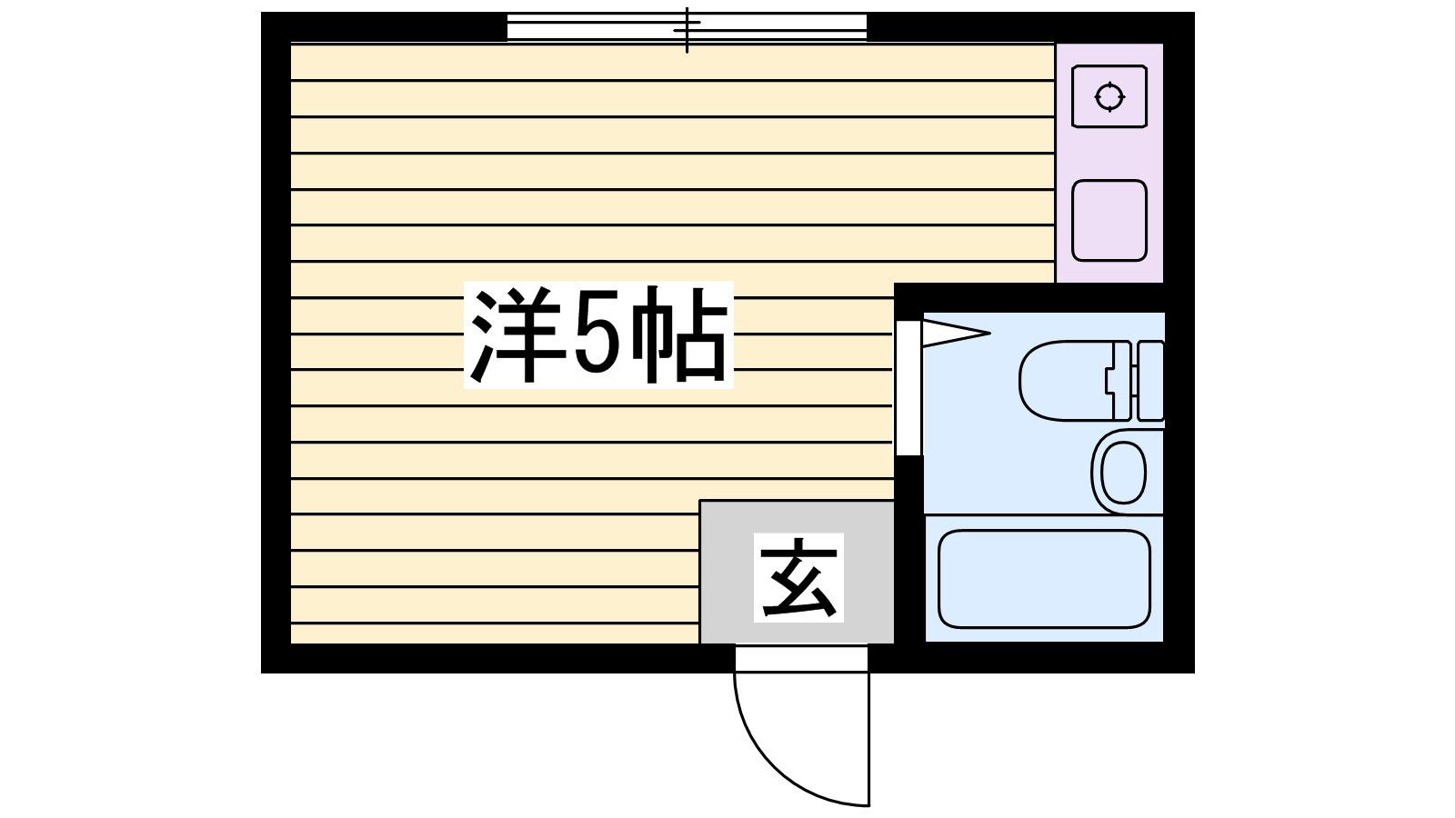 カーサ西飾磨の間取り