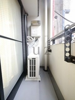 ライジングプレイス桜木町のバルコニー