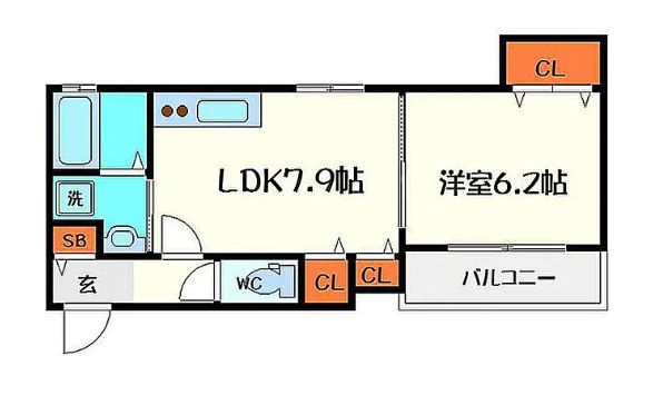 【間取り】 | クリエオーレ橋波西之町