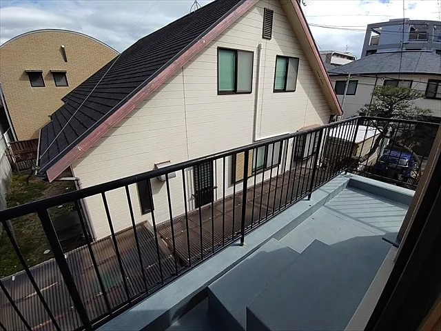 マスミマンションのバルコニー