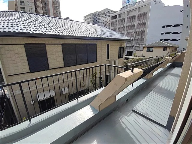マスミマンションのバルコニー