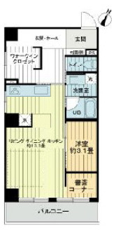ライオンズマンション神戸元町第2の間取り