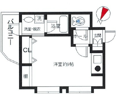 芦屋市浜芦屋町の賃貸マンションの間取り