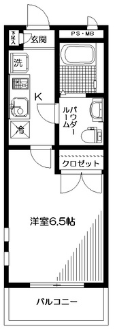 ヴェルデ下落合 の間取り|間取りです。