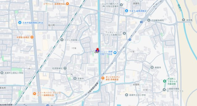 辻子賃貸戸建ての地図