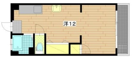 目白台コーポの間取り|間取りです。