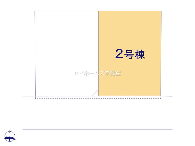 【区画図】 | 名古屋市中村区京田町３丁目71『仲介料無料』新築戸建て | 2号棟