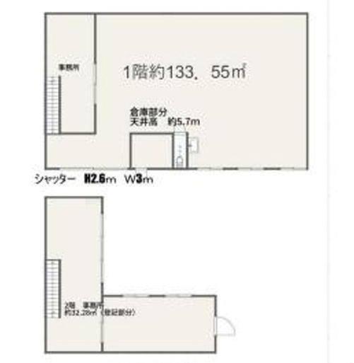 泉尾１丁目倉庫の間取り